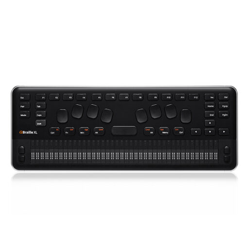 QBraille XL 40-cell braille display with Perkins keyboard and QWERTY system and function keys